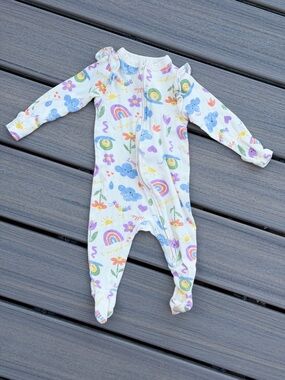 2-Way-Zip Sleep & Play Footed One-Piece for Baby 6-9 months